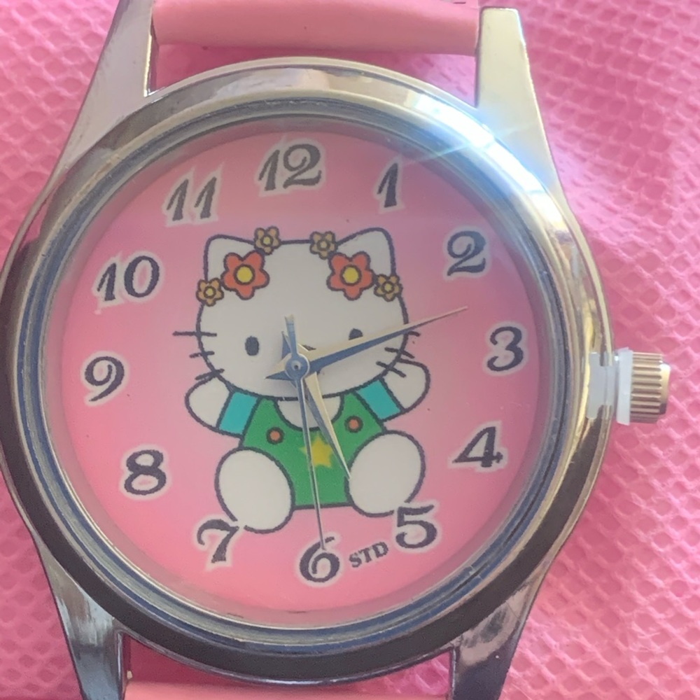 Pink Hello kitty kids watch